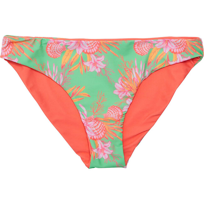 Women's Sustainable Reversible Bikini Bottom, Coastal Shells