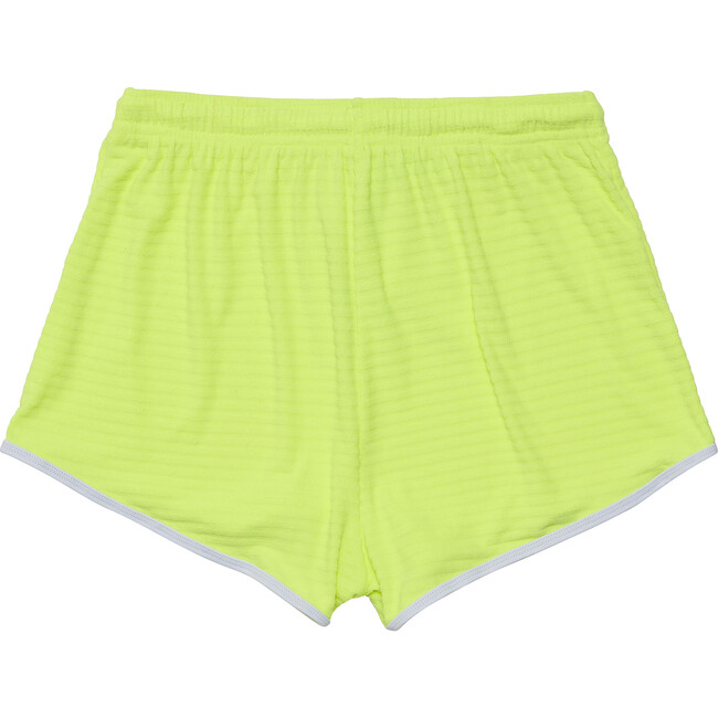 UPF50+ Contrast Piped Drawstring Swim Shorts, Citron Zest - Swim Trunks - 2