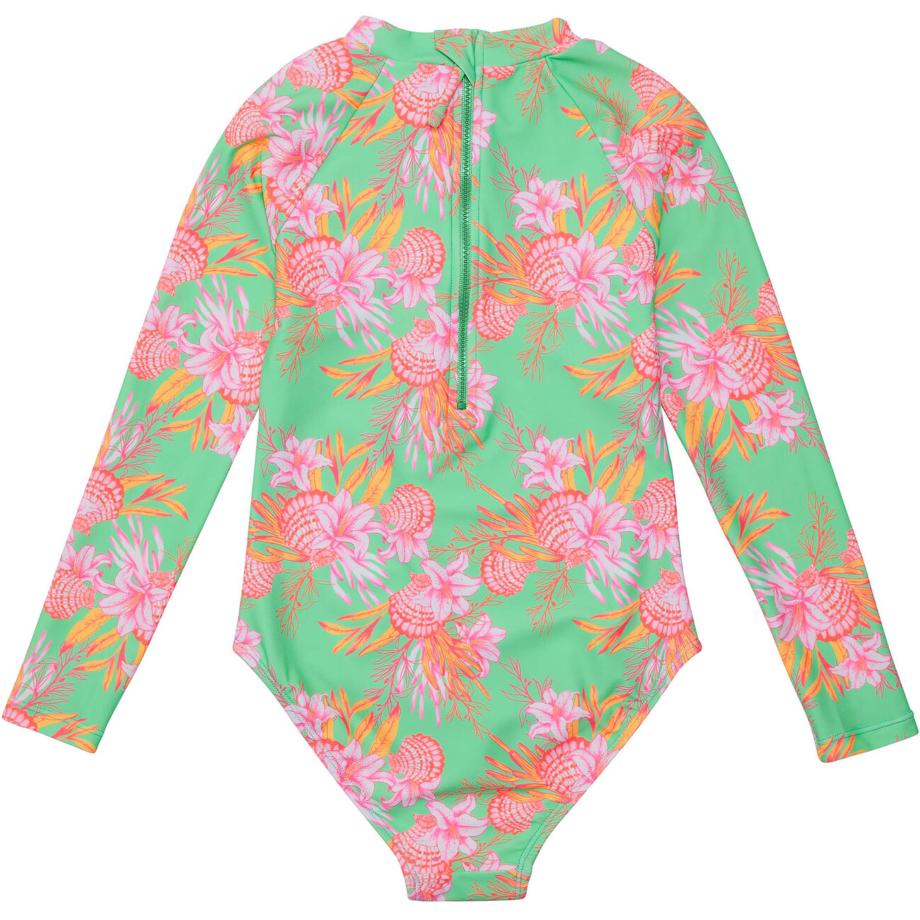 Sustainable Long Sleeve Surf Suit, Coastal Shells - Snapper