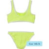 UPF50+ Contrast Piped Sleeveless Crop Bikini, Citron Zest - Two Pieces - 4