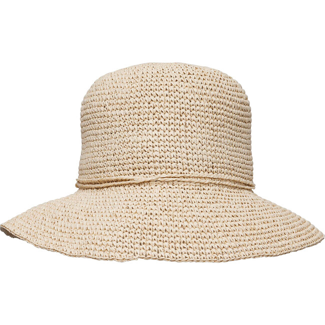 Packable Wide Brim Hat, Natural