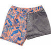 Sustainable Comfort Lined Drawstring Swim Short, Tropicana Vacay - Swim Trunks - 3