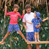 Sustainable Comfort Lined Drawstring Swim Short, Sailboat Rock - Swim Trunks - 4