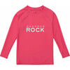 Crew Neck Long Raglan Sleeve Rash Top, Rocking Red - Rash Guards - 1 - thumbnail