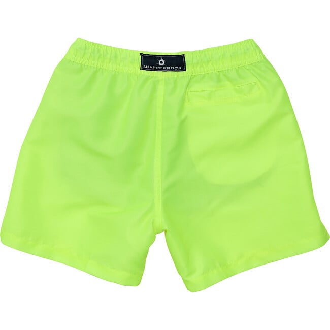 Comfort Lined Drawstring Swim Short, Citron - Swim Trunks - 2