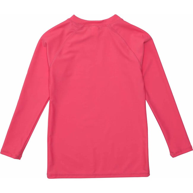 Crew Neck Long Raglan Sleeve Rash Top, Rocking Red - Rash Guards - 2