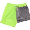 Comfort Lined Drawstring Swim Short, Citron - Swim Trunks - 3