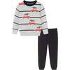 Striped Sweater Set, Holiday Car - Mixed Apparel Set - 1 - thumbnail