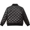 SPACEONE x Andy & Evan®, Kids Quilted Bomber with LED Light, Black - Jackets - 2