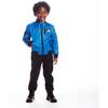 SPACEONE x Andy & Evan® Kids Quilted Bomber with LED Light, Blue - Jackets - 3