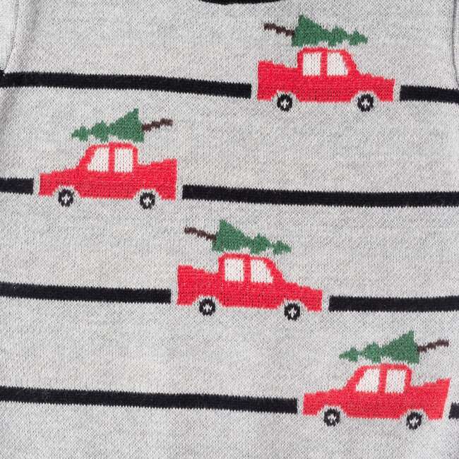 Striped Sweater Set, Holiday Car - Mixed Apparel Set - 4