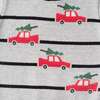 Striped Sweater Set, Holiday Car - Mixed Apparel Set - 4