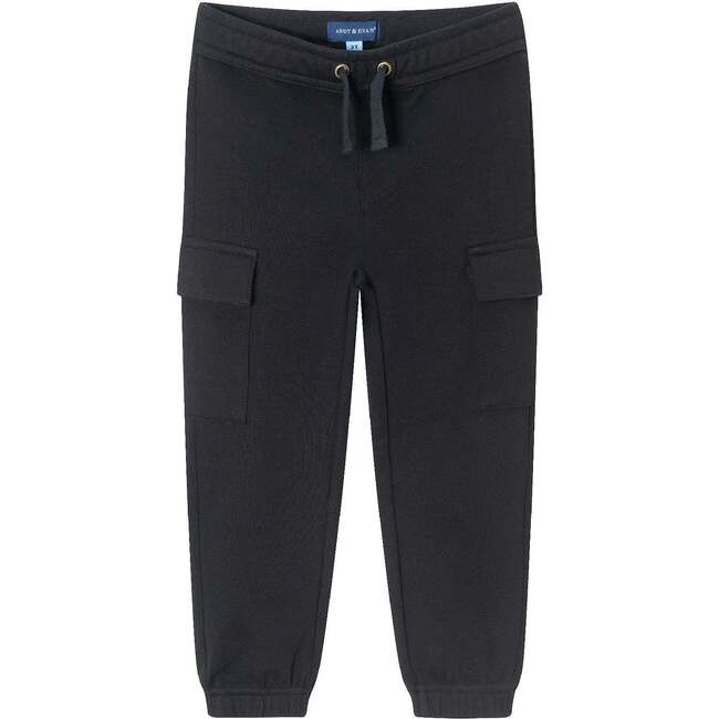 Kids Pique Jogger, Black