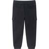 Kids Pique Jogger, Black - Pants - 4