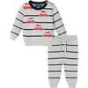 Infant Striped Sweater Set, Holiday Car - Mixed Apparel Set - 1 - thumbnail