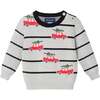 Infant Striped Sweater Set, Holiday Car - Mixed Apparel Set - 3