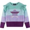 Kids Full Eyelash Sweater & Legging Set, Multicolor Lurex Star - Mixed Apparel Set - 5