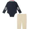 Infant 2-Piece Polo Shirtzie™ Set, Navy Holiday - Mixed Apparel Set - 2