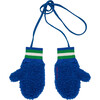 Merino Wool Mittens, Cobalt - Gloves - 1 - thumbnail