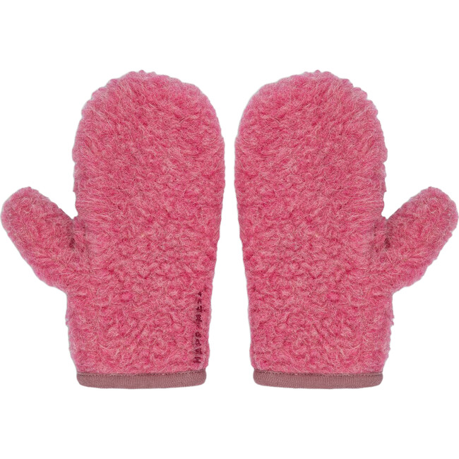 Kids Merino Wool Mittens 6y+, Dusty Pink