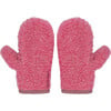 Kids Merino Wool Mittens 6y+, Dusty Pink - Gloves - 1 - thumbnail