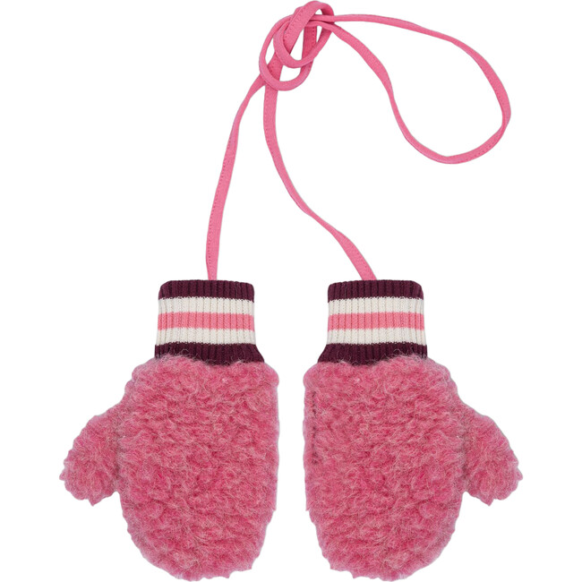 Merino Wool Mittens, Dusty Pink