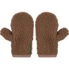 Adult Merino Wool Mittens, Teddy Brown - Gloves - 1 - thumbnail