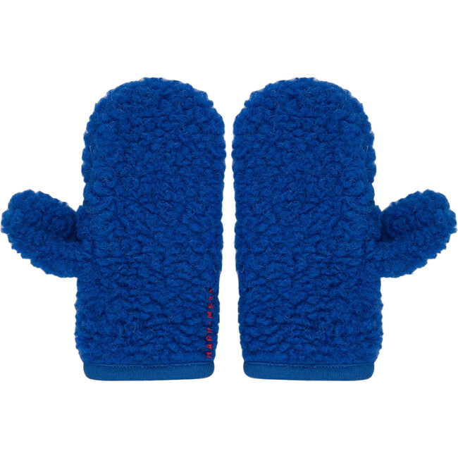 Adult Merino Wool Mittens, Cobalt - Gloves - 1