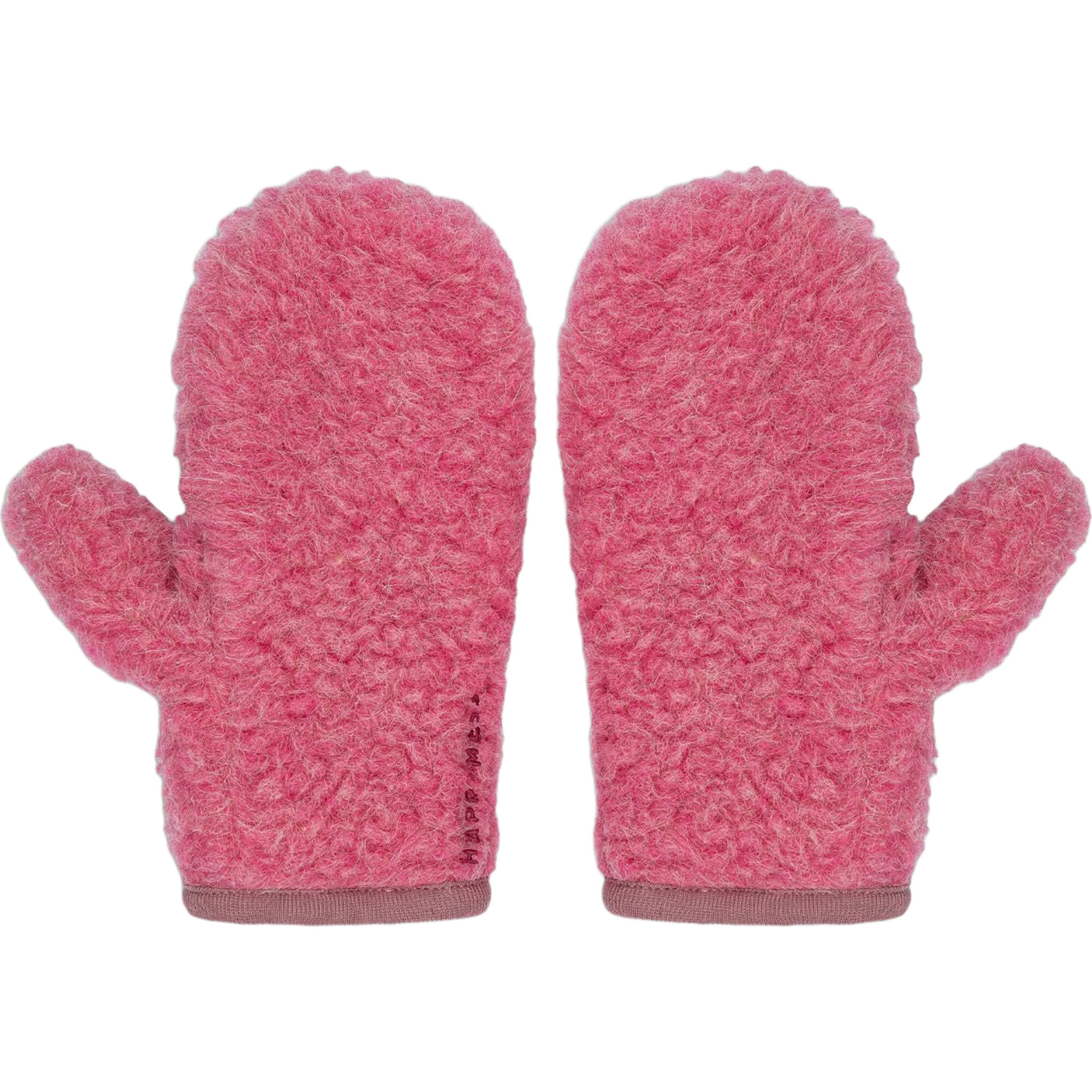 Adult Merino Wool Mittens, Dusty Pink - Gloves - 1