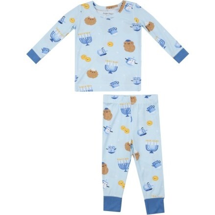 Hanukkah L/S Loungewear Set, Blue - Mixed Apparel Set - 1