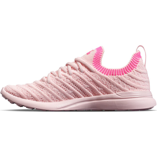 Youth's TechLoom Wave Bleached Pink / Fusion Pink / Ribbed - Sneakers - 2