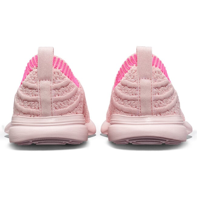 Kid's TechLoom Wave Bleached Pink / Fusion Pink / Ribbed - Sneakers - 3