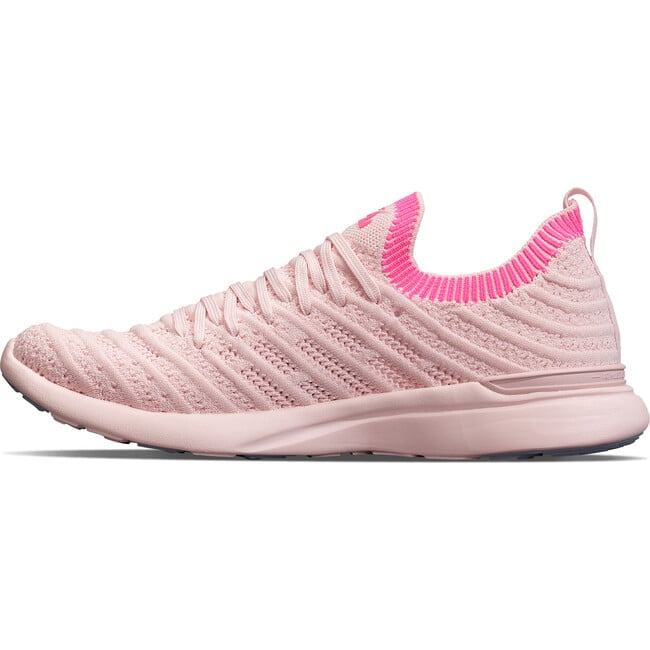 Women's TechLoom Wave Bleached Pink / Fusion Pink / Ribbed - Sneakers - 2