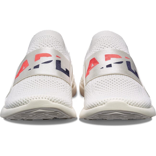 Youth's TechLoom Bliss Ivory / Red / Navy - Sneakers - 4