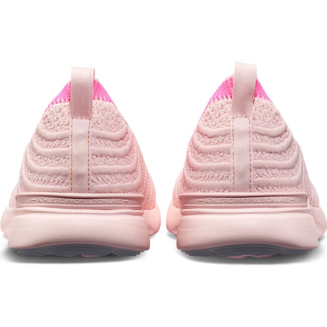 Women's TechLoom Wave Bleached Pink / Fusion Pink / Ribbed - Sneakers - 3