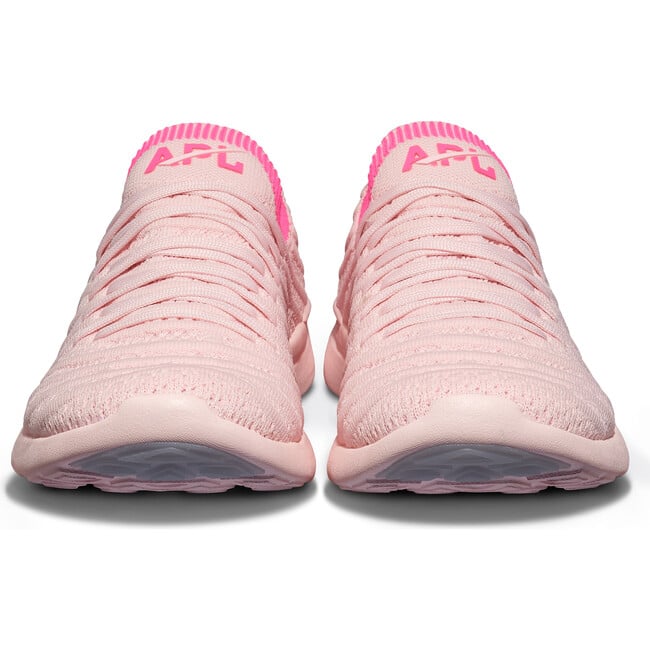 Women's TechLoom Wave Bleached Pink / Fusion Pink / Ribbed - Sneakers - 4