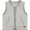 Vest, Grey - Vests - 1 - thumbnail