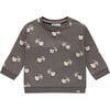 Sweatshirt, Grey Prints - Sweatshirts - 1 - thumbnail