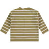 Long Sleeve T-Shirt, Green Stripes - T-Shirts - 2