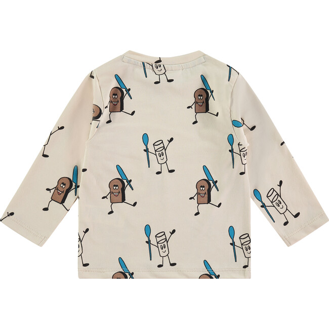 Long Sleeve T-Shirt Milk & Toast, Cream Prints - T-Shirts - 2