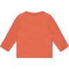 Long Sleeve T-Shirt, Orange Prints - T-Shirts - 2