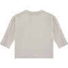 Long Sleeve T-Shirt, Ivory Print - T-Shirts - 2