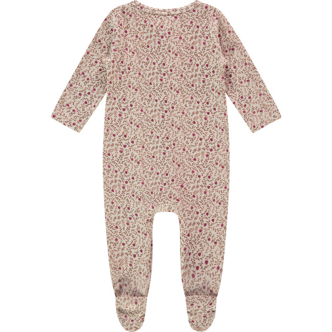 Long Sleeve Footed Romper, Multi - Rompers - 2