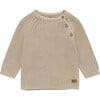 Knit Sweater, cream - Sweaters - 1 - thumbnail