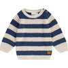 Knit Sweater, Striped - Sweaters - 1 - thumbnail