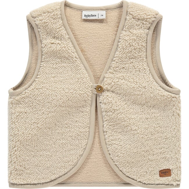 Fuzzy Vest, Cream