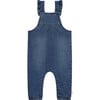 Denim Overalls, Blue - Rompers - 1 - thumbnail