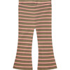 Flared Retro Leggings, Stripes - Leggings - 2