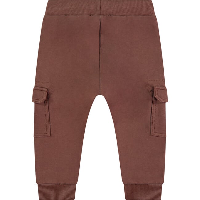 Cargo Sweatpants, Brown - Sweatpants - 2