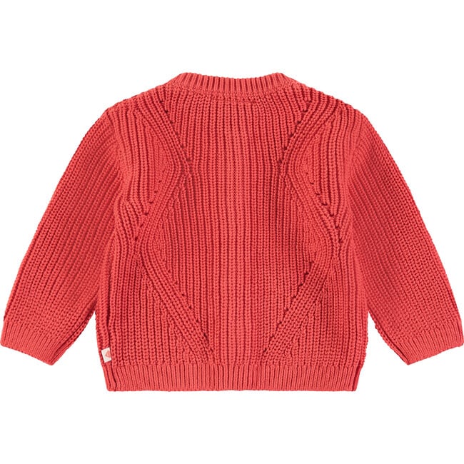 Cardigan, Red - Cardigans - 2